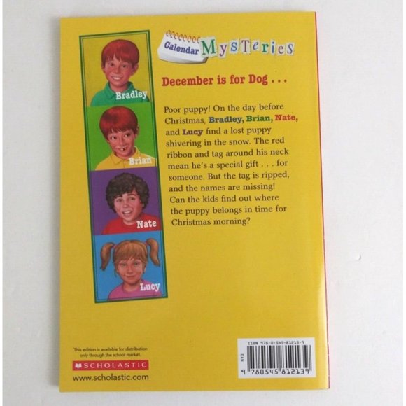 Lot of 7 A to Z Mysteries & Calendar Mysteries Paperback Scholastic Books - Picture 15 of 16